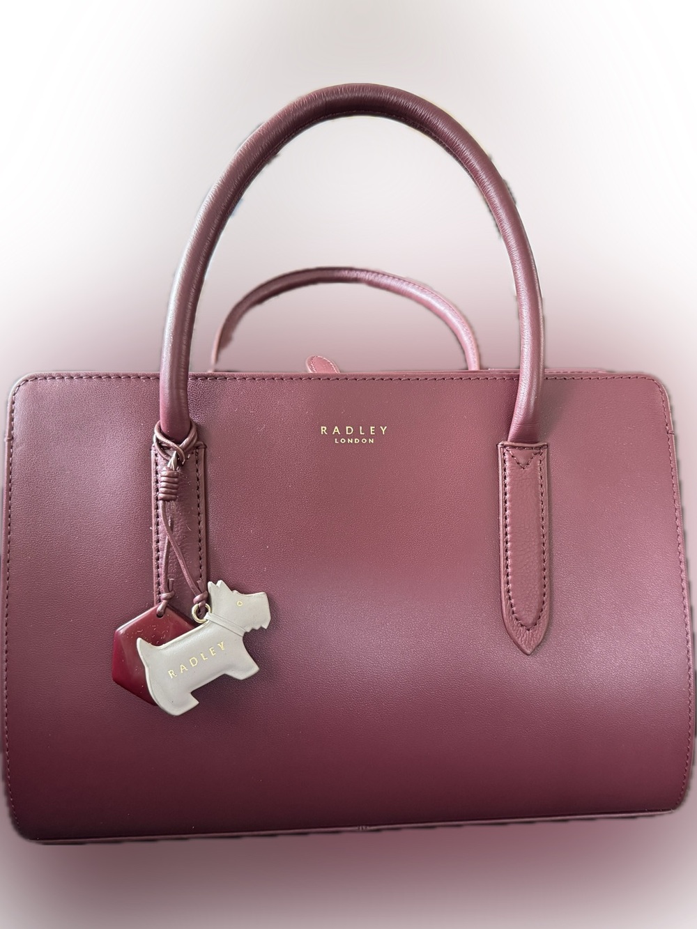 Radley London Liverpool Street Medium Leather Multiway Satchel Bag – Burgundy